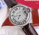 Replica V6 Cartier Balloon Blue Diamond Bezel White Face Watch Brown Leather Strap (2)_th.JPG